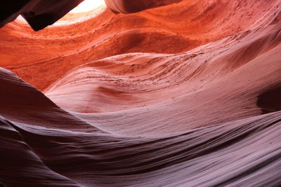 Idyllic view of rock formations in canyon