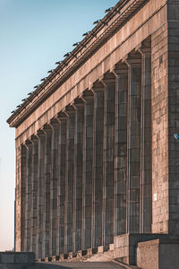 Low angle view of building against sky