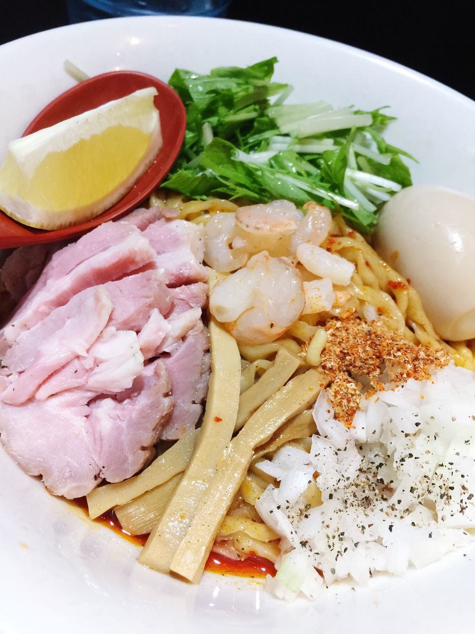 food, food and drink, healthy eating, freshness, ready-to-eat, wellbeing, meat, indoors, close-up, vegetable, plate, still life, egg, meal, no people, pork, serving size, table, bowl, high angle view, boiled egg, crockery, breakfast, chopped