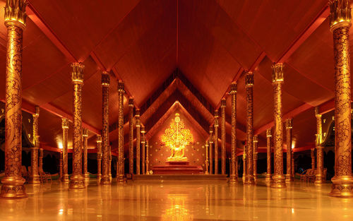 Interior of temple