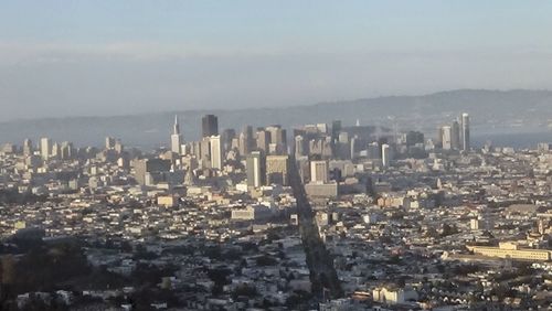 City skyline against sky