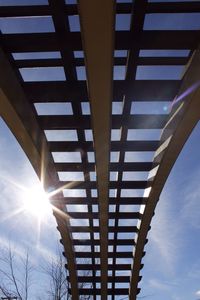 Low angle view of built structure against sky