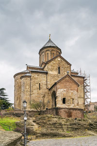 Virgin mary metekhi church in tbilisi, georgia