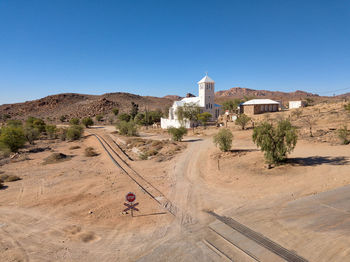 Kolmanskop deserted diamond mine in southern namibia taken in january 2018