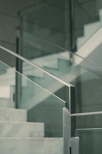 Low angle view of staircase in building