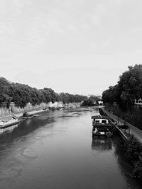 Scenic view of river against sky