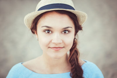 Portrait of smiling woman