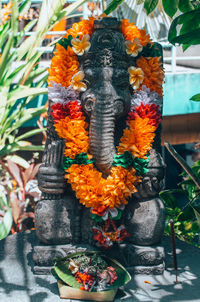 Close-up of buddha statue