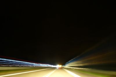Illuminated tunnel