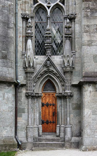 Facade of historic building