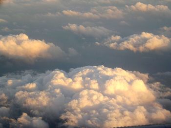 Low angle view of clouds in sky