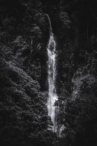 Full frame shot of water against black background