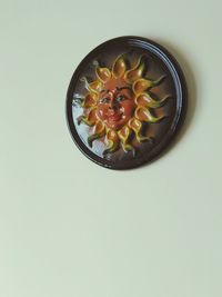 Directly above shot of fruits in bowl on table