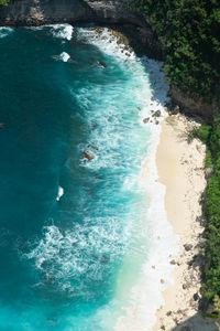 Aerial view of beach