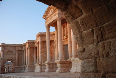 Low angle view of a temple