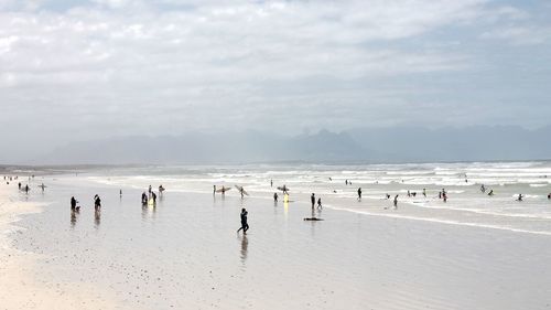 People on beach