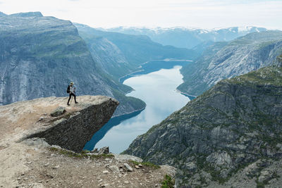 Scenic view of mountains