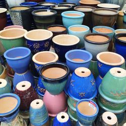 Full frame shot of market stall