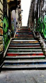 Low angle view of staircase