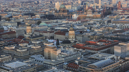 Aerial view of city
