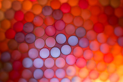 Full frame shot of drinking straws