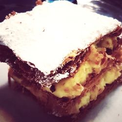 Close-up of cake in plate