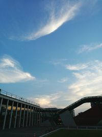 Low angle view of building against sky