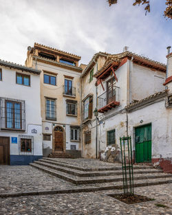 Picturesque street view of granada, andalusia, spain