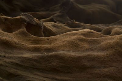 Full frame shot of sand dunes at beach