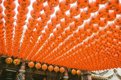 Lantern hanging in temple