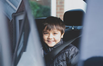 Portrait of smiling boy