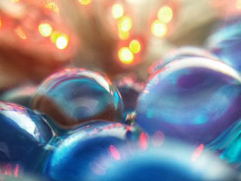 Extreme close-up of bubbles