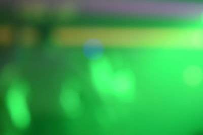 Defocused image of illuminated lights