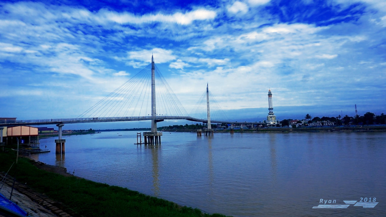 VIEW OF BRIDGE OVER RIVER