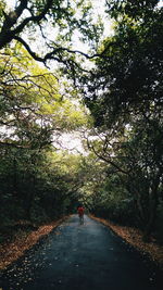 People walking on footpath