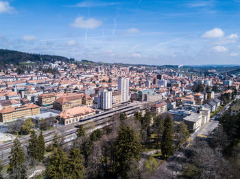 View of cityscape against sky