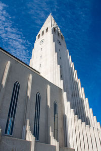 Hallgrímskirkja church in iceland.