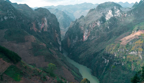 The view from ha giang loop in north vietnam