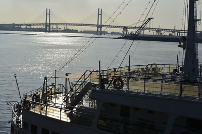 Cranes at harbor