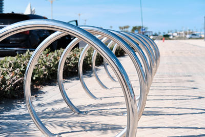 Close-up of water slide