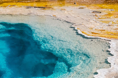 High angle view of swimming pool