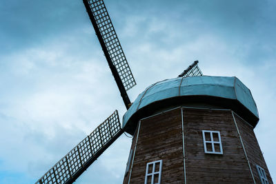 Low angle view of built structure against sky