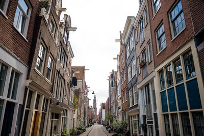 Low angle view of buildings against sky