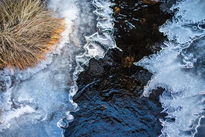 Water splashing in water