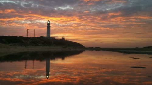 Lighthouse at sunset