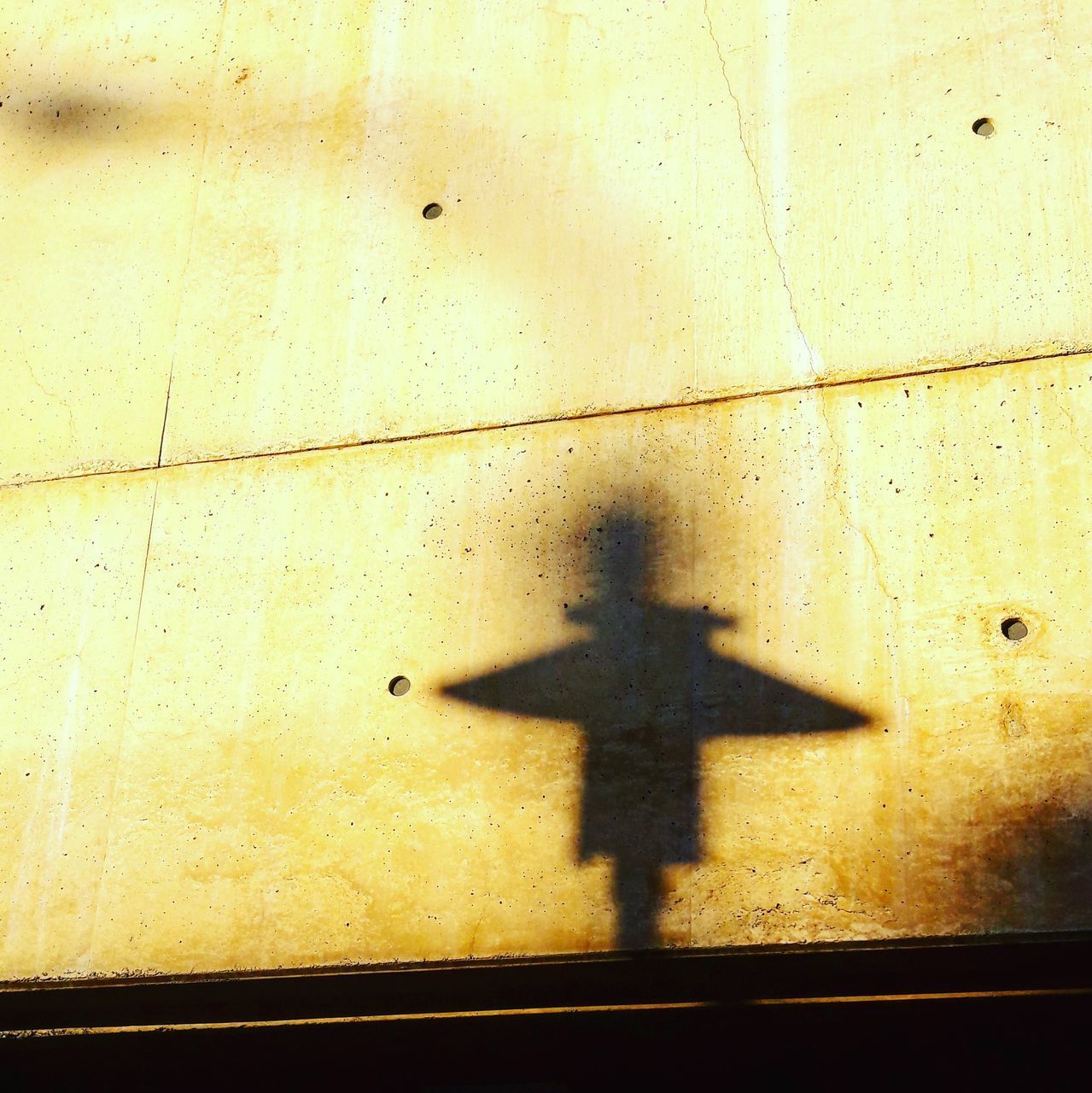 SILHOUETTE SHADOW OF PERSON ON GLASS