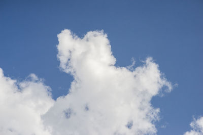 Low angle view of clouds in sky