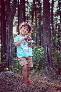 Portrait of smiling boy