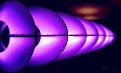 Close-up of illuminated ball