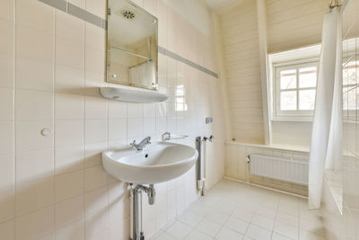 Interior of bathroom